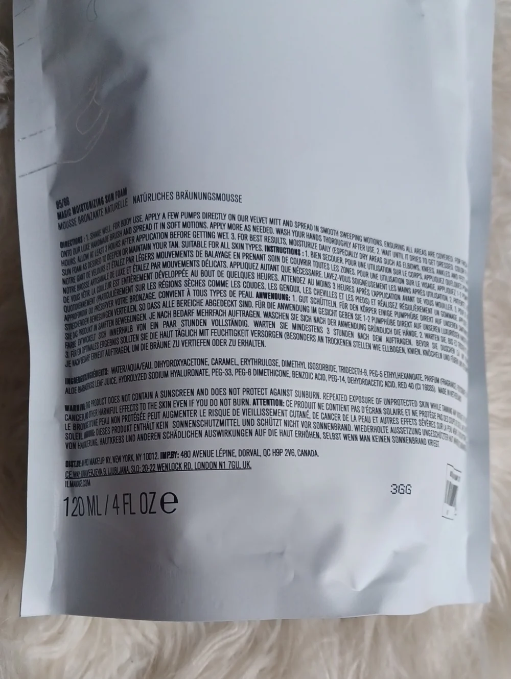 IL Makiage Skin  Magic Moisturizing Sun Foam